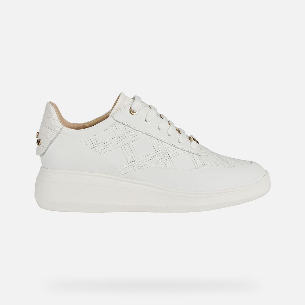 Tenis Geox Senhora Branco - Rubidia - HLBZU3756